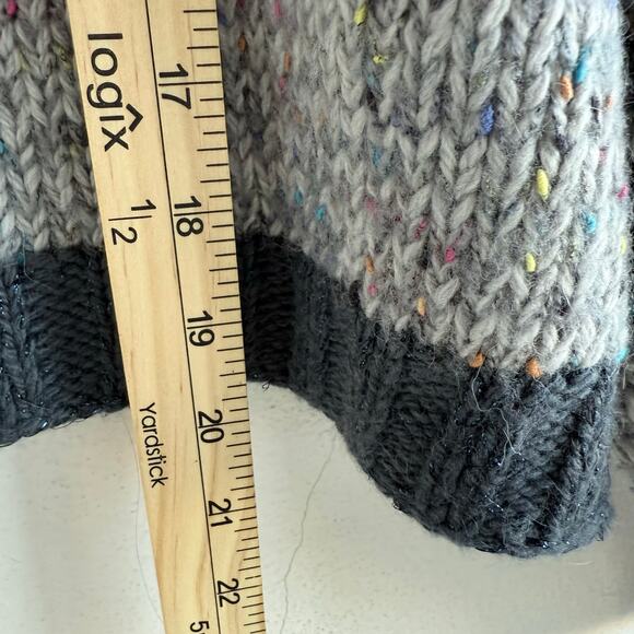 Free People Sweater Alpaca Wool Blend Fuzzy Cropped Pullover Women S I Heart You - Picture 10 of 10